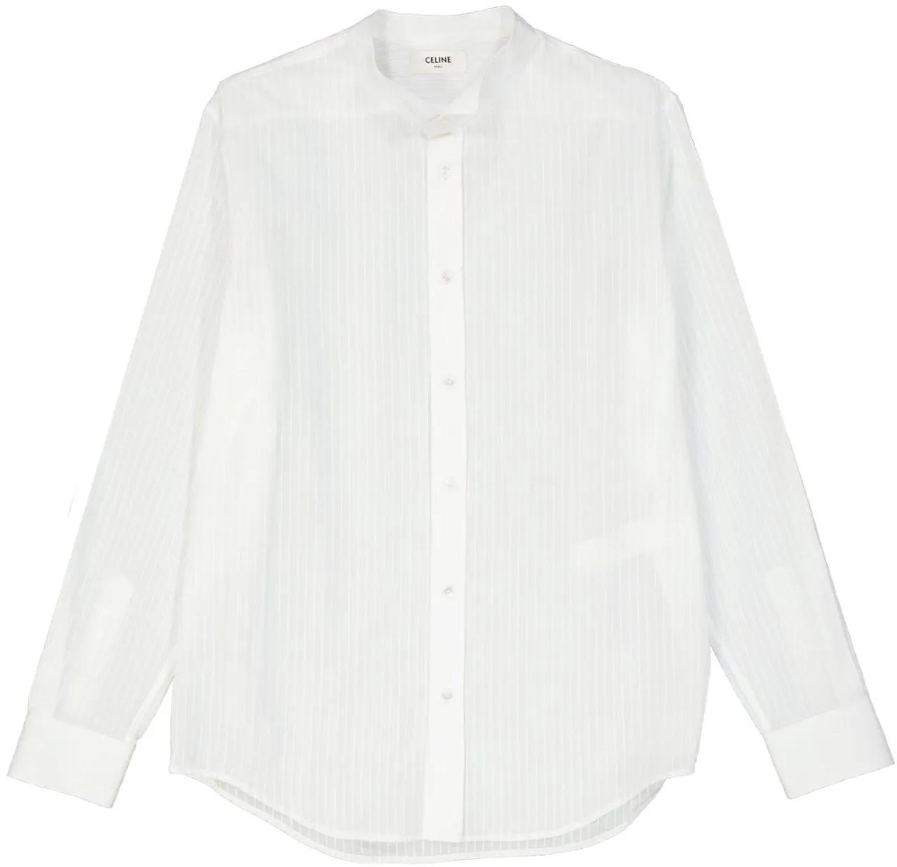 Thumbnail - Celine - Celine Cotton Shirt - Größe 41 - weiß