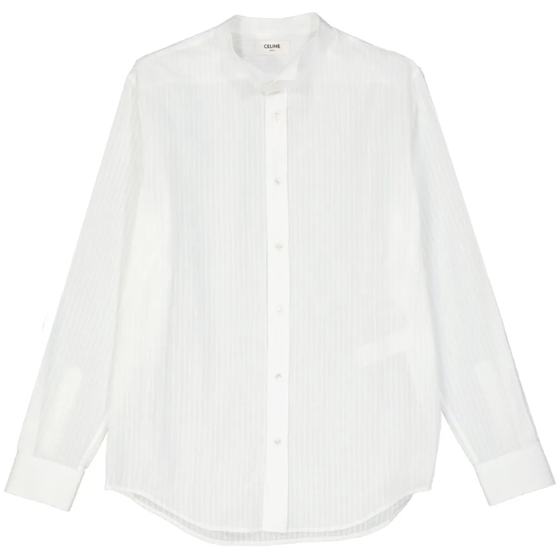 Celine Legeres Oberteil Celine Cotton Shirt weiß