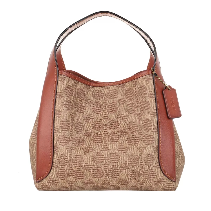 COACH Hadley Hobo 21 Tan/Rust/Brass One Size : : Shoes