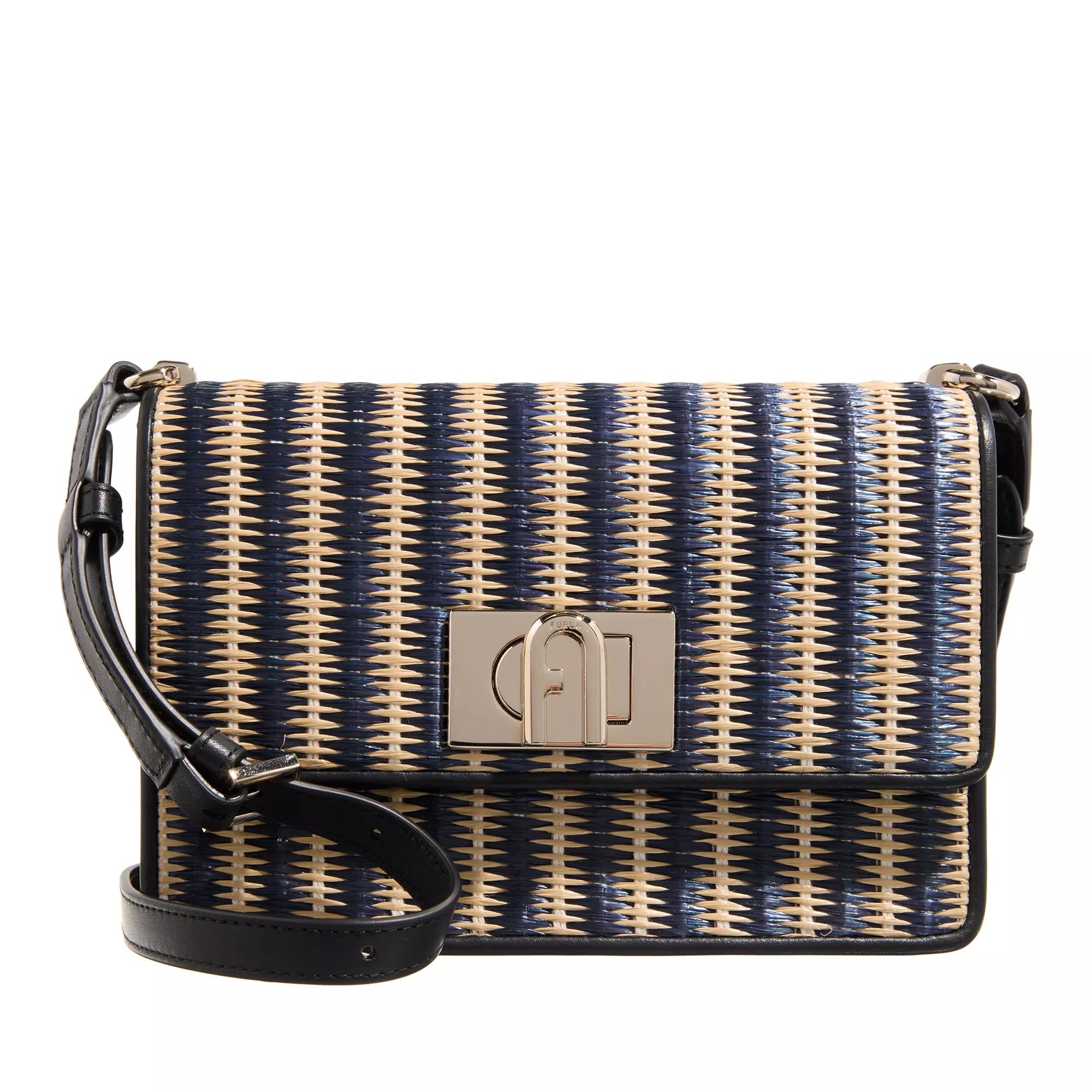 FURLA Sac à épaule bandoulière Tessuto Paillettes Camelia Vertical Crossbody Toni