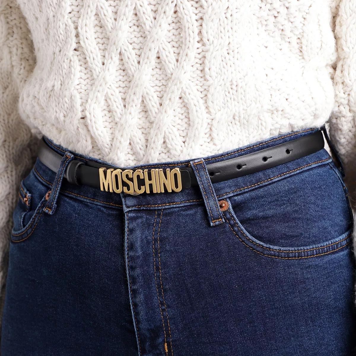 Thin moschino belt hot sale