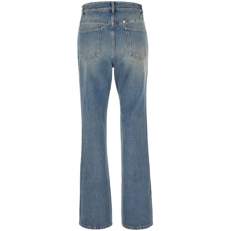 Givenchy Jeans à jambe droite Light Blue Bootcut Jeans With 4G Detail In Vintage Blue(Image 3)