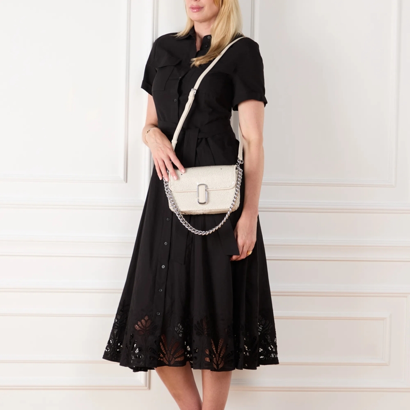 Marc Jacobs Sac à bandoulière Borse Tracolla The J-Marc Shoulder Bag  Cream Silver(Image 2)