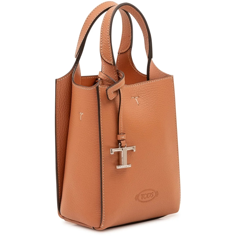 Tod's Tote Borsa a Mano Shopping Vert beige(Image 3)