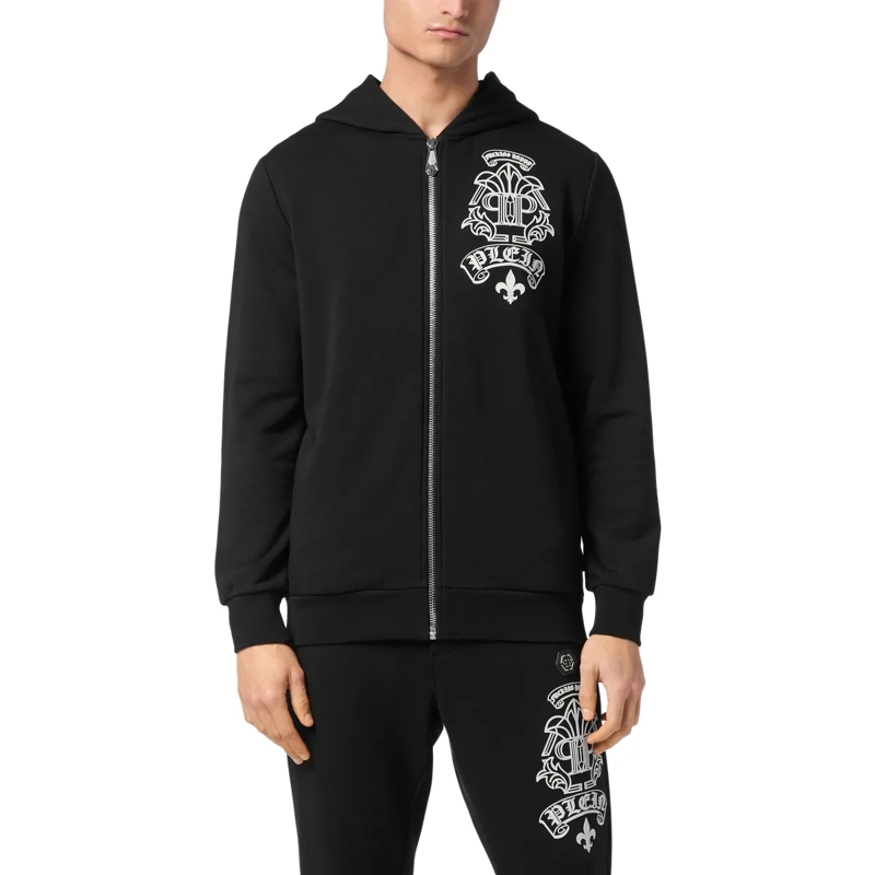 Philipp Plein Daunenjacke Sweatjacke schwarz(Image 3)