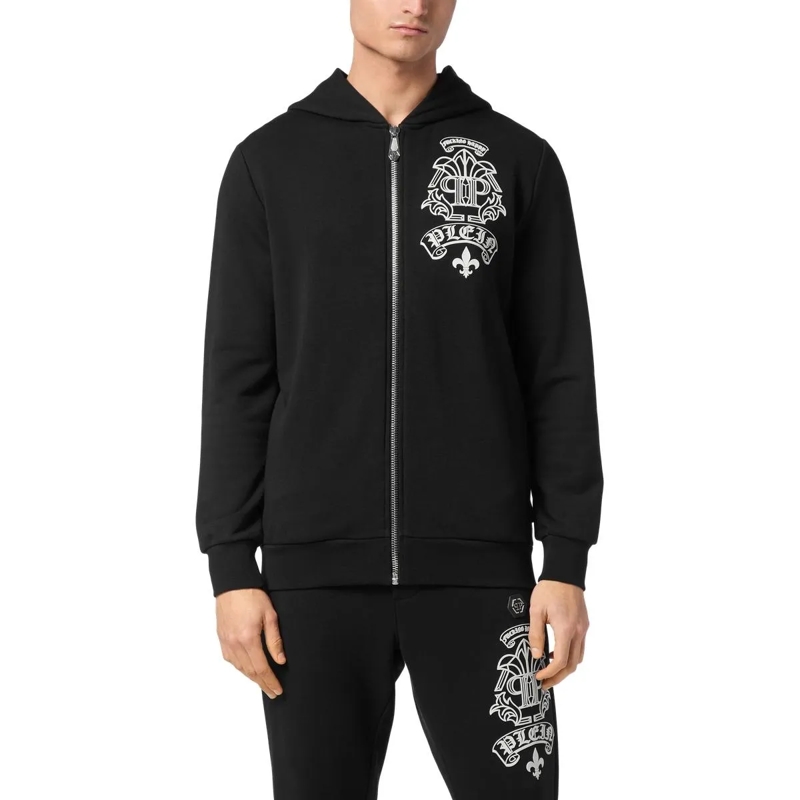 Philipp Plein Daunenjacke Sweatjacke schwarz(Image 2)
