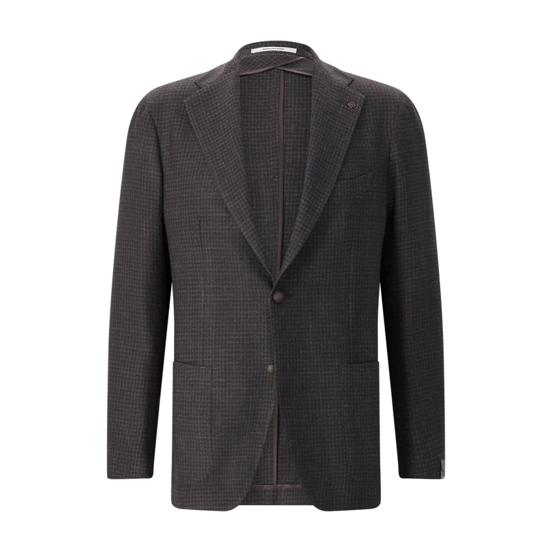 Tagliatore Veste de costume Sakko aus Woll-Seiden-Mix beige