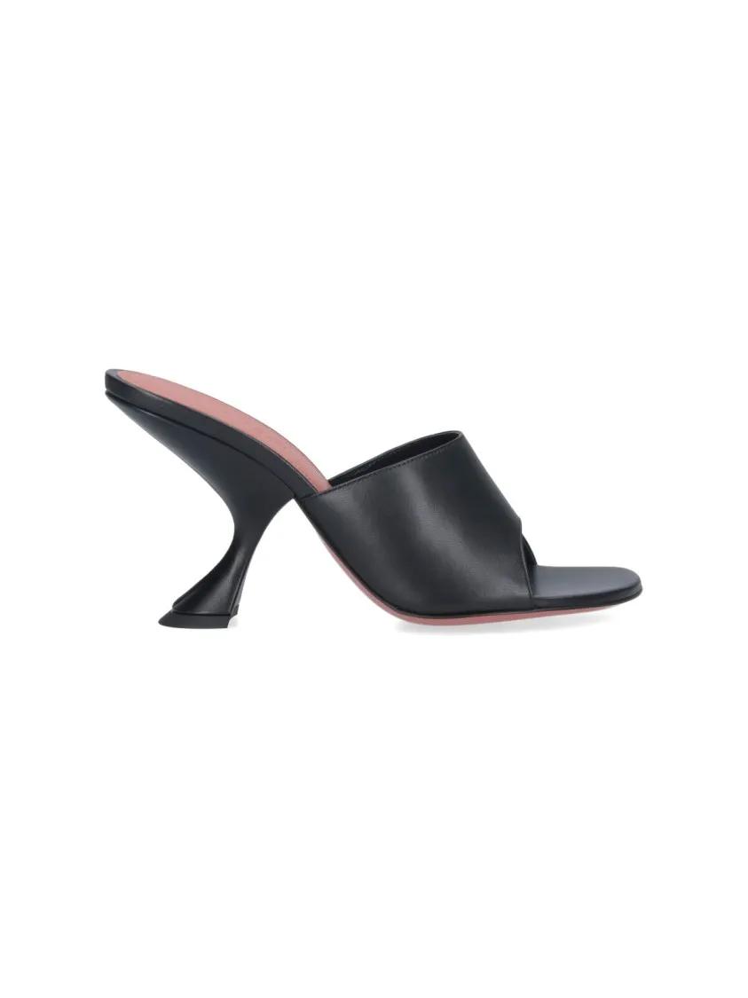 Amina Muaddi Vrouw Zwart Sandalen - "Lupita Slipper" Sandals Black In Maat 41 (Eu)