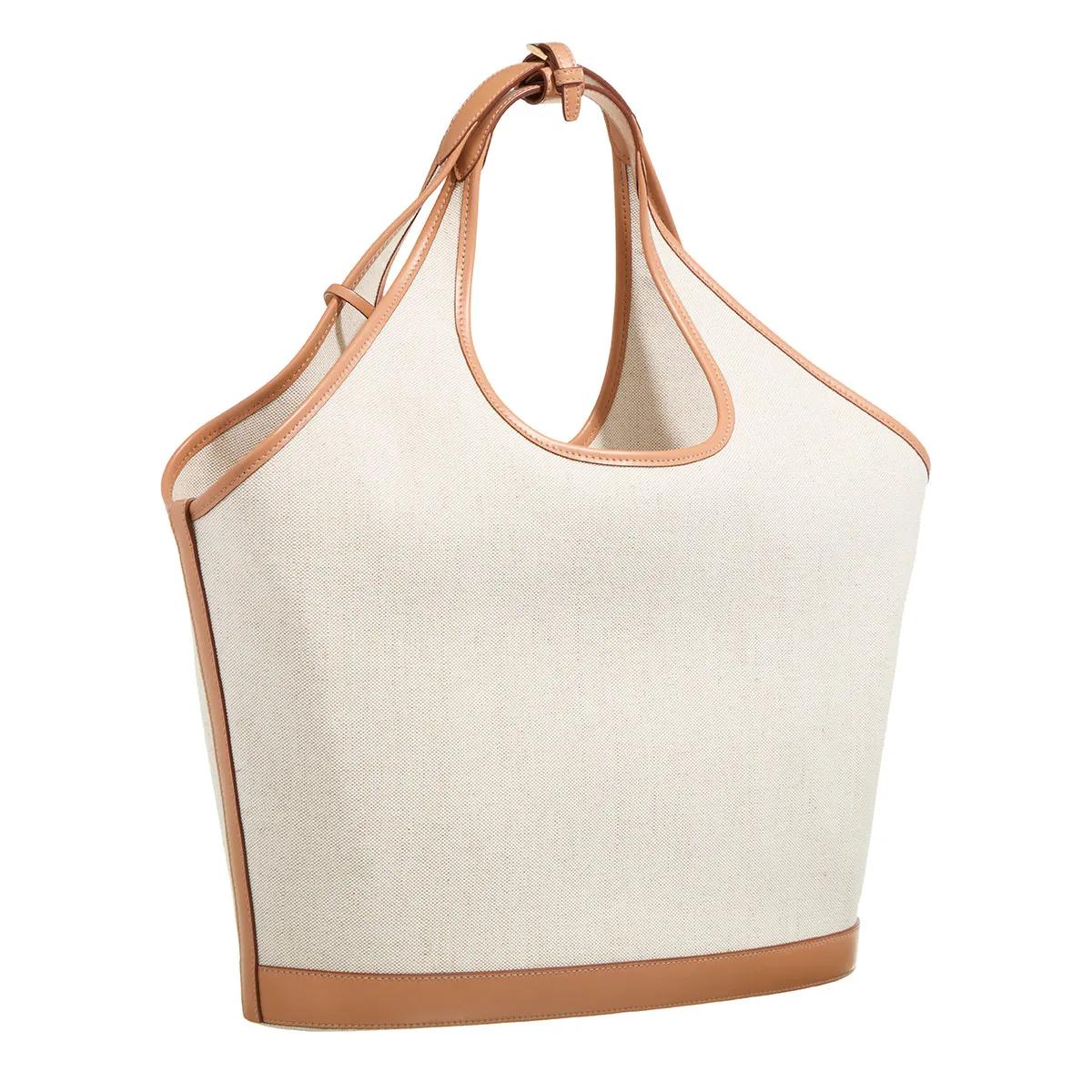 Prada Shoppers Canvas Shopping Bag in beige