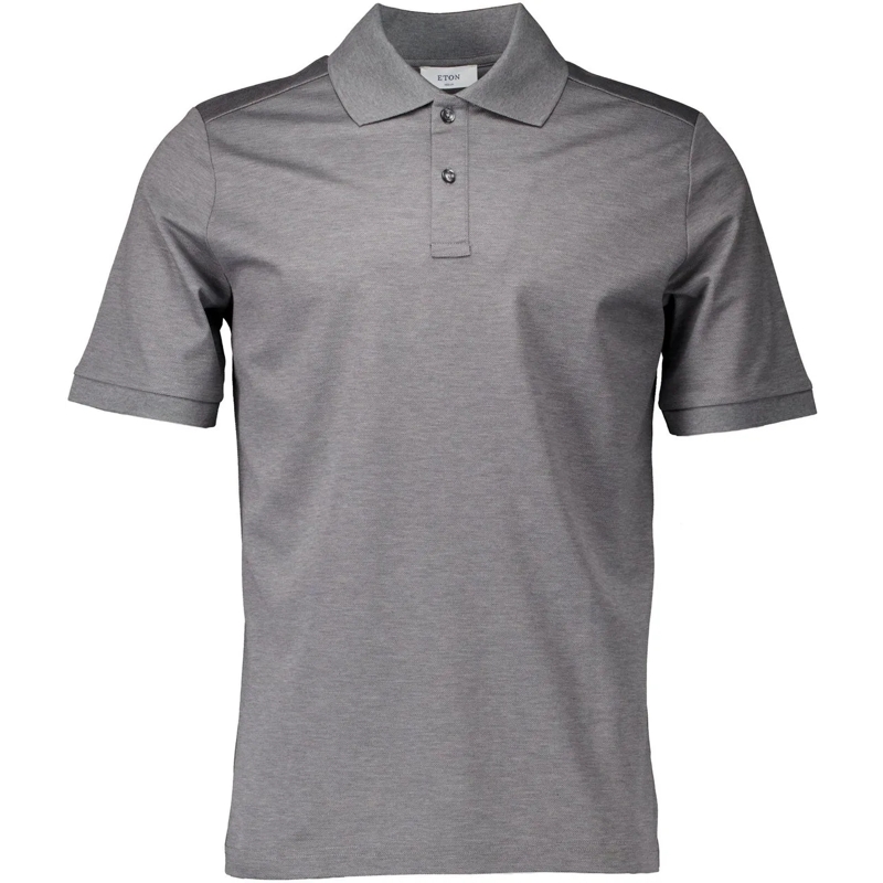 Eton Polo Eton  Polos Donkergrijs 10001294016 grau
