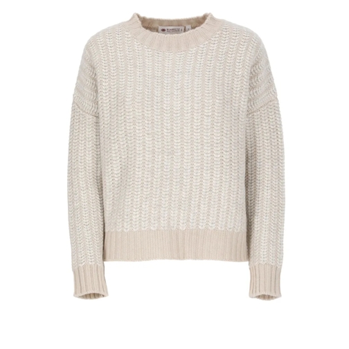 Biarritz1961 Pullover Wool And Cashmere Sweater Neutrals