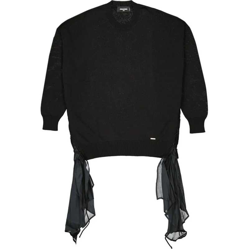 Dsquared2 Sweatshirt Dsquared2 Cotton Sweater schwarz