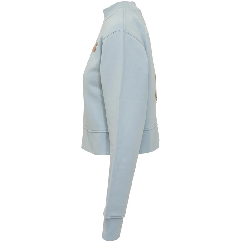 Palm Angels  Palm Angels Felpa Azzurra con Orsetto Ricamato hellblau(Image 3)