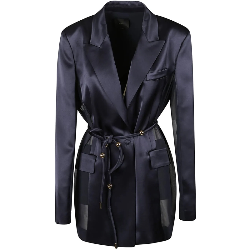Pinko Veste de transition Carillon Jacket Blue blau