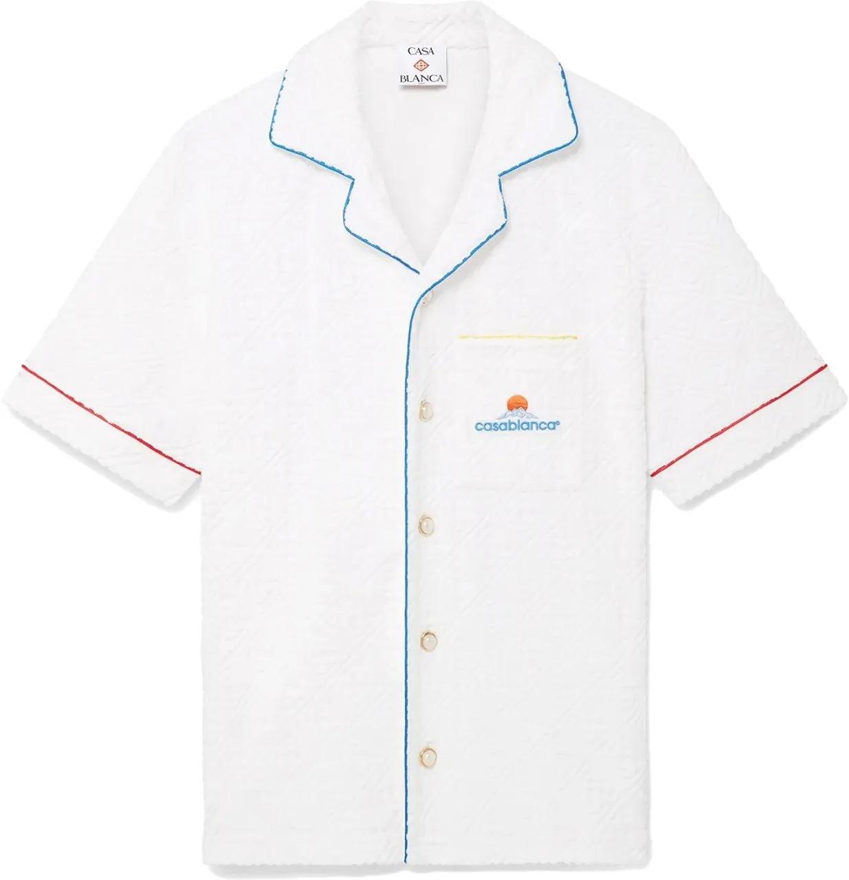 Thumbnail - Casablanca - towel shirt white - Größe S - white