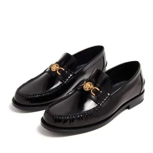 Versace Black Medusa '95 Loafers Black Mocassin