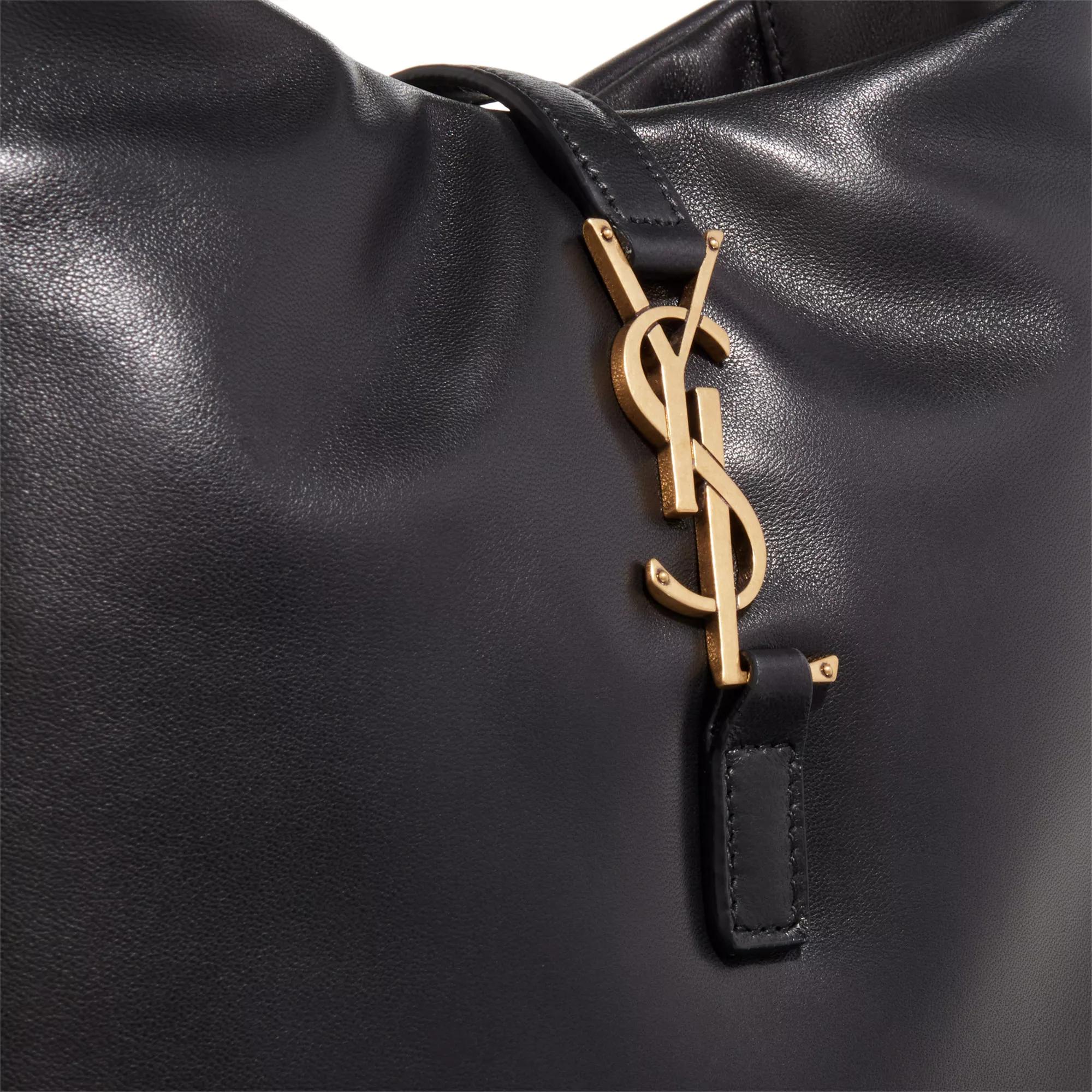 Saint Laurent Hobo bags Le 5A7 Small Shoulder Bag in zwart