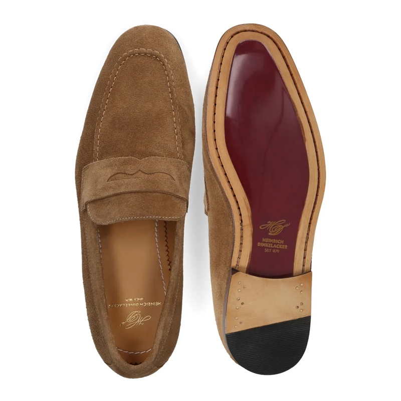 Heinrich Dinkelacker Loafer Loafer Amalfi Plain V mittel-braun(Image 4)