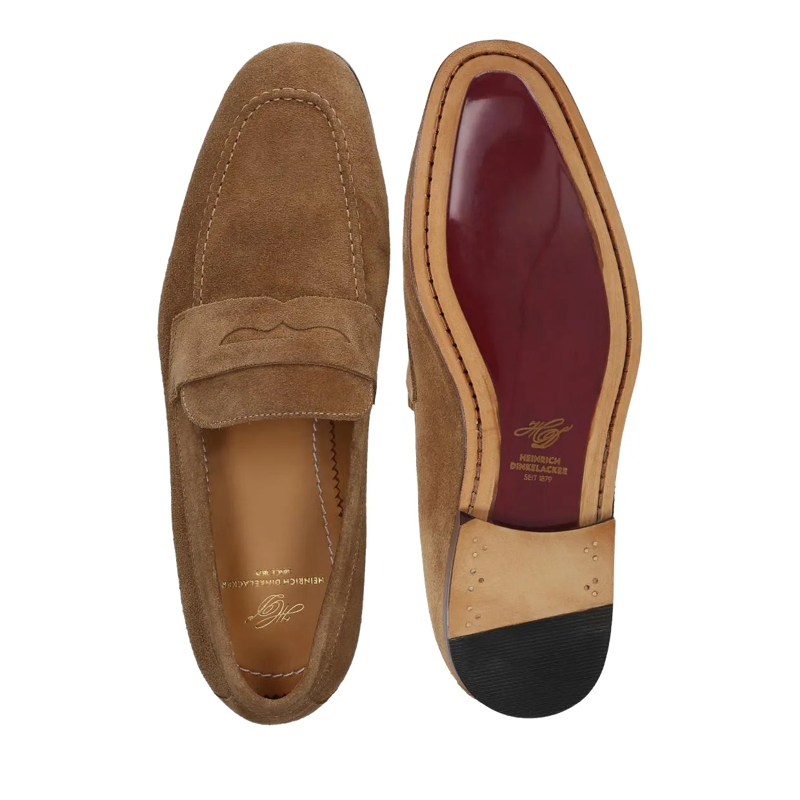 Heinrich Dinkelacker Loafer Loafer Amalfi Plain V mittel-braun(Image 4)