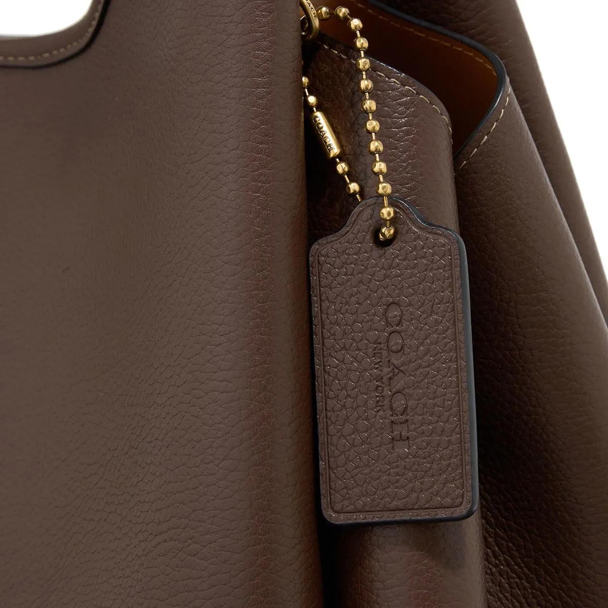 Coach Crossbody bags Polished Pebble Leather Lana Shoulder Bag in bruin