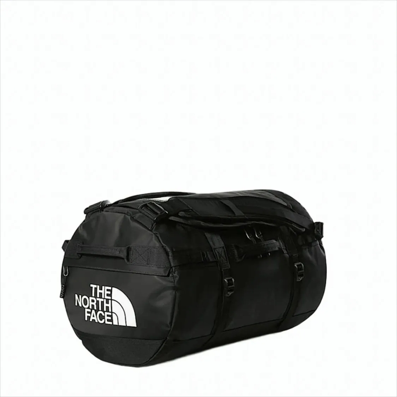 The North Face Travel Bag Cylindrical Black Duffel Bag Black