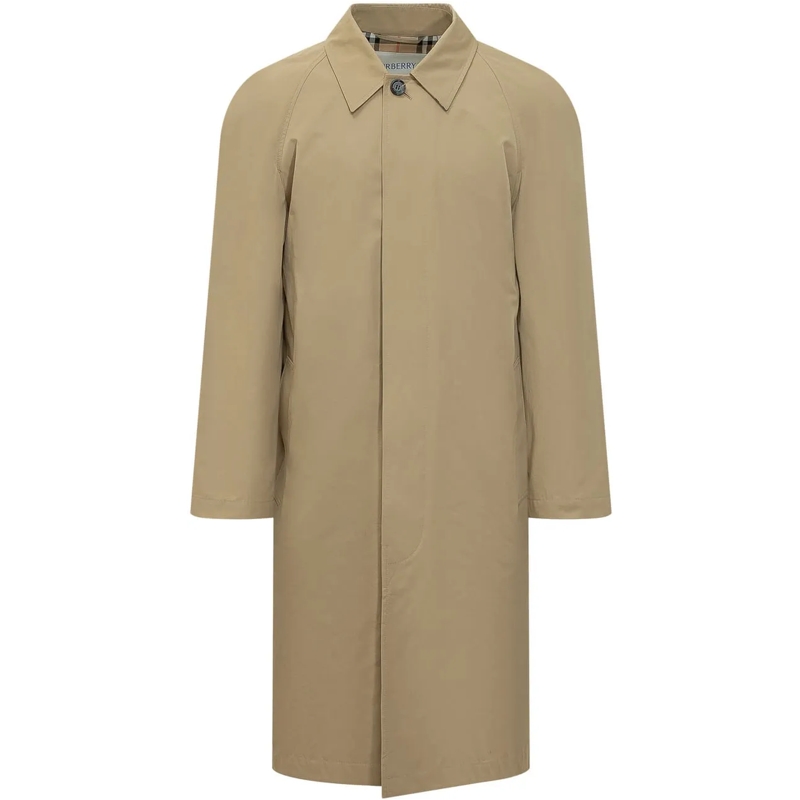 Burberry Trenchcoat Trench Parkbury Lungo con Collo beige