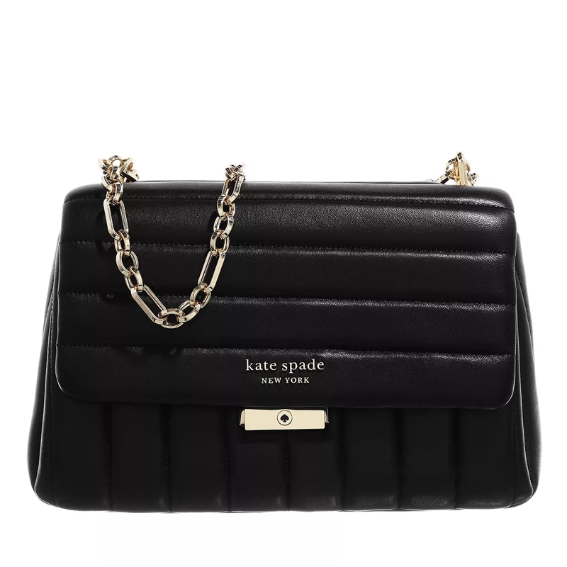 Kate Spade New York Messenger Bag Carlyle Quilted Medium Shoulder Bag Black