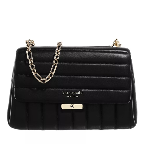 Kate Spade New York Carlyle Quilted Medium Shoulder Bag Black Messenger Bag