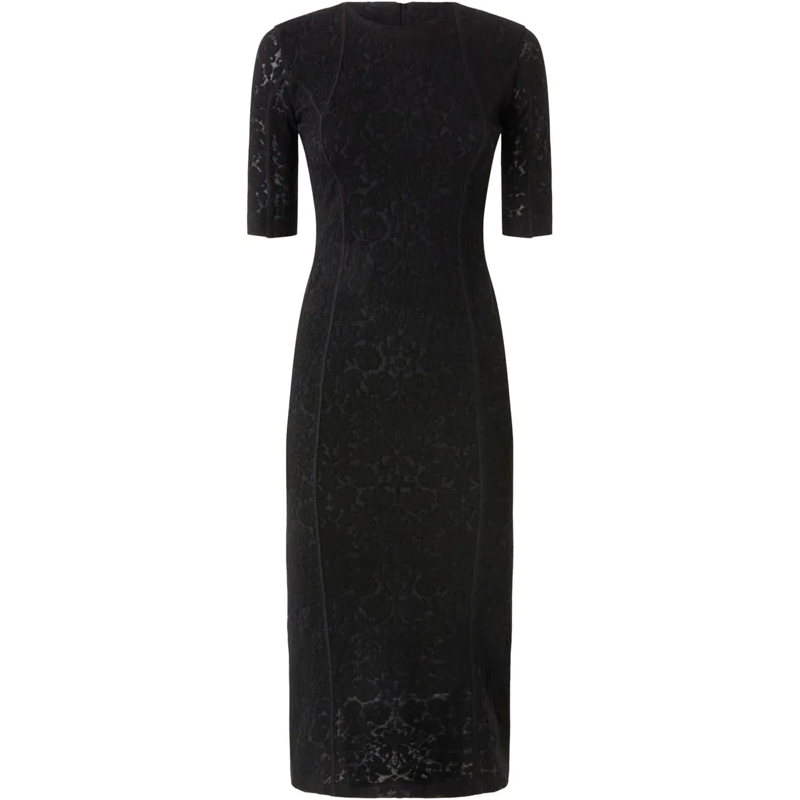 Pinko Midikleid Dresses Nero Limousine schwarz