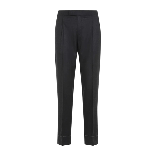 Brioni Graphite Grey Melbourne Pants Grey 