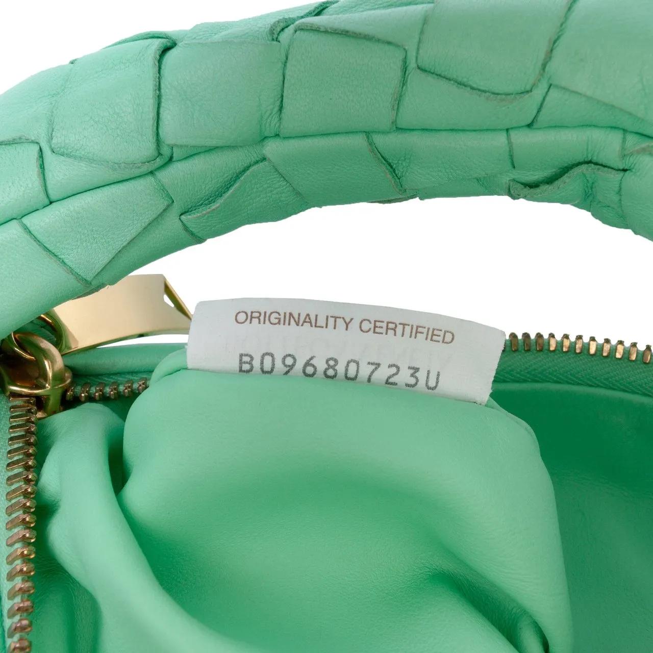 Thumbnail - Bottega Veneta Hobo Bags - Mini Nappa Intrecciato Jodie - Gr. unisize - in Grün - für Damen