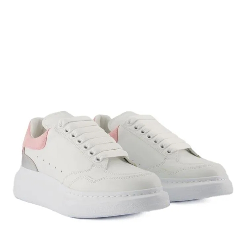 Alexander McQueen Oversized Sneakers - Leather - White/Pink White lage-top sneaker