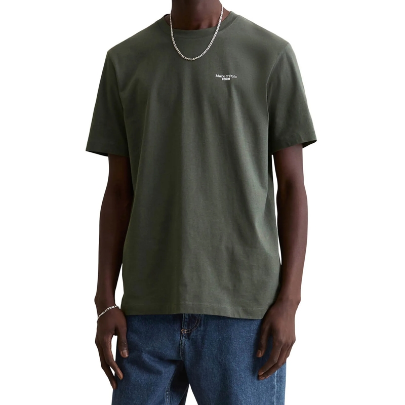 Marc O´Polo Hemd T-Shirt, SSL, Logo Print, Doubl 2er Pack bunt(Image 4)