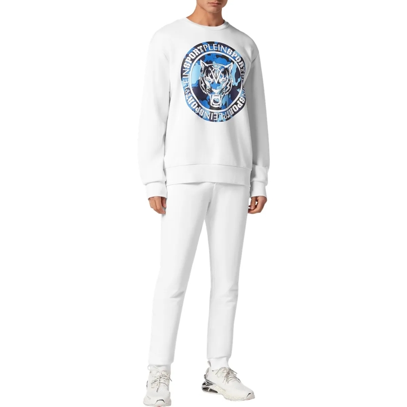 Plein Sport Top Sweatshirt Carbon Tiger weiss(Image 4)