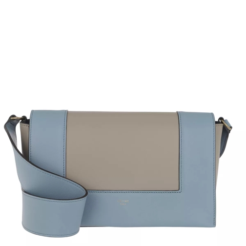 Celine Frame Shoulder Bag Medium Blue Cross body-väskor