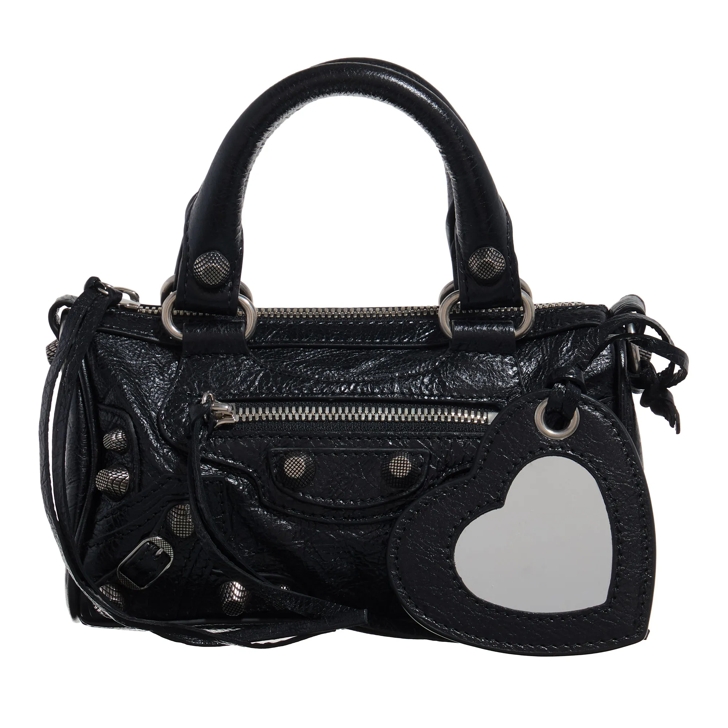 Balenciaga Le Cagole Nano Duffle Black Crossbody Bag