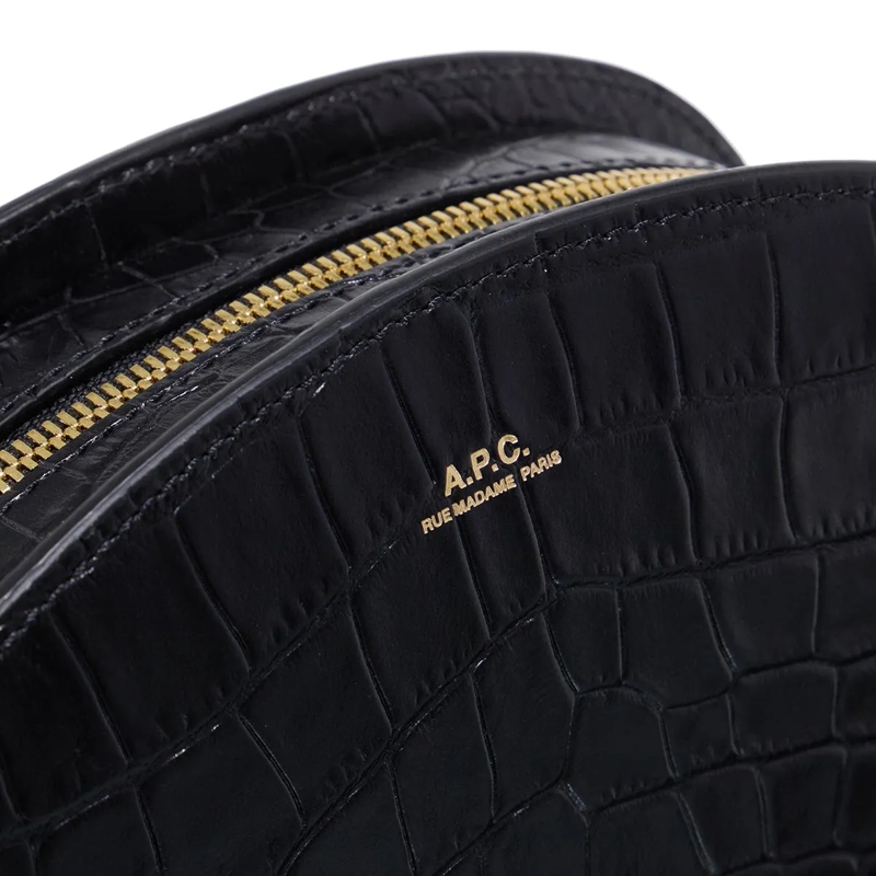 A.P.C. Crossbody Bag Sac Demi-Lune Lzz Black(Image 4)