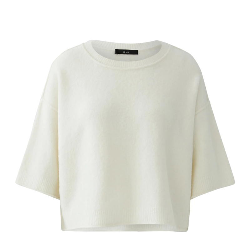 Oui Pullover Pullover offwhite