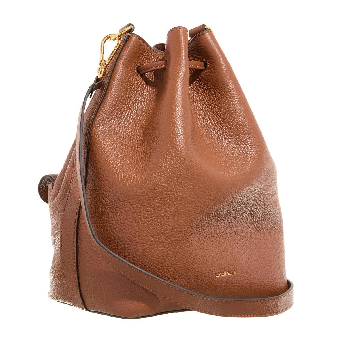 Coccinelle Bucket bags Beat Generatio in cognac