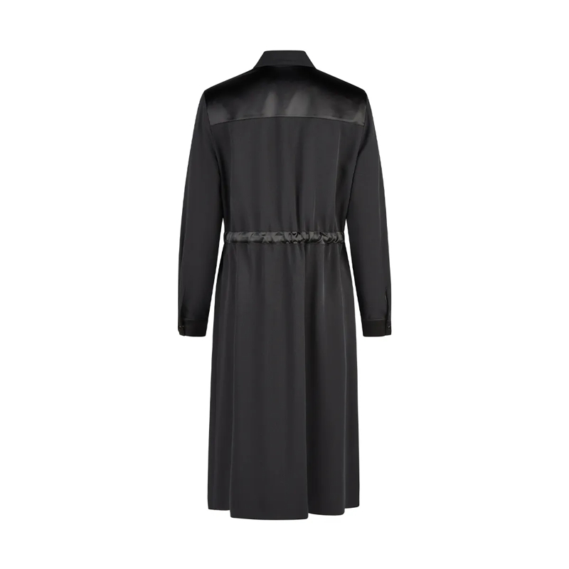 Marc Aurel Kleid Midikleid- mit Bindegürtel- aufgesteppte Brustt beige(Image 5)