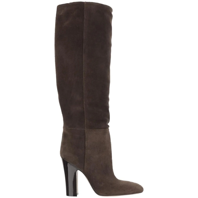 Paris Texas Bottes Lavinia 100 Leather Boots Brown