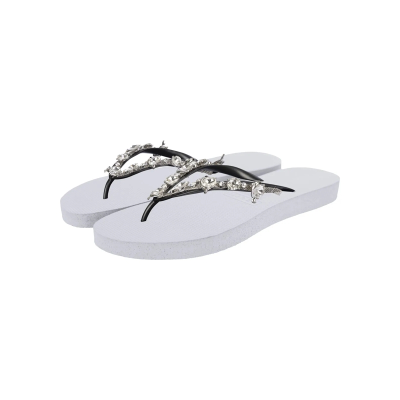 UZURII Flip Flops Zehentrenner Chrystal Dolphin weiss(Image 2)