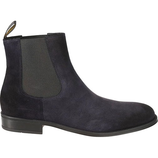 Doucal's Low-Top Sneaker Point Chelsea Boots Blue blau