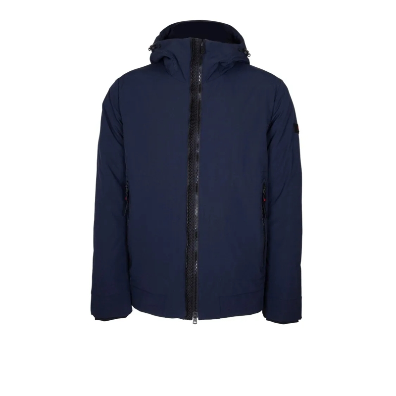 Peuterey  Stretch Polyester Logo Jacket Black