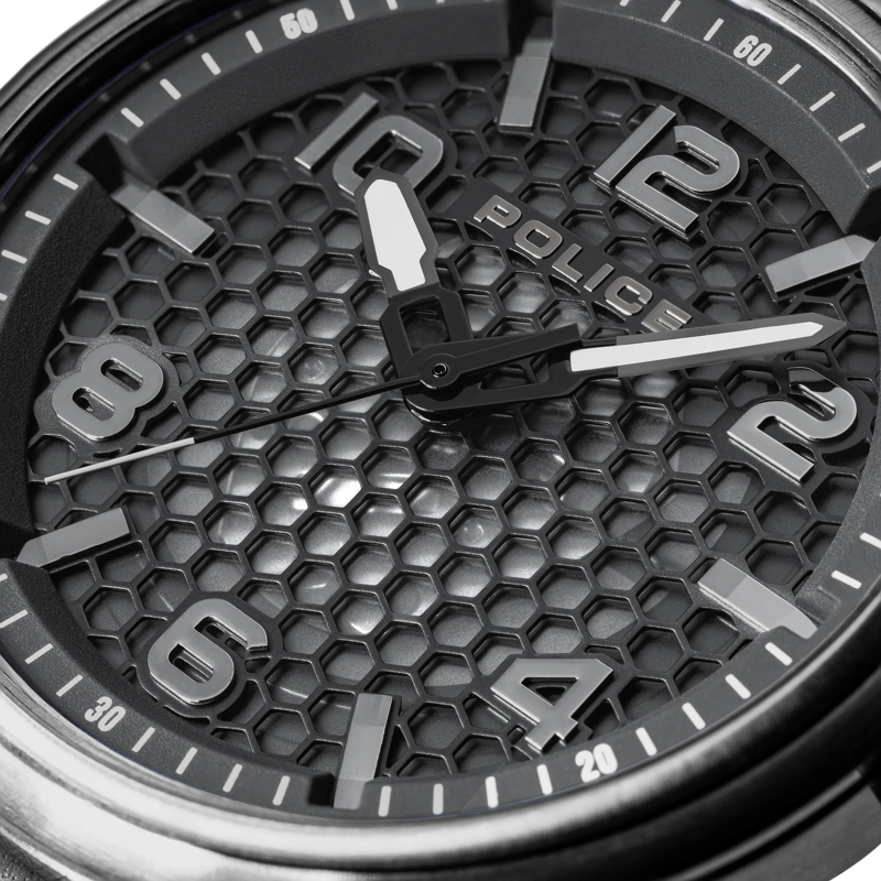 Police Automatikuhr Quarzuhr Protector grau(Image 4)