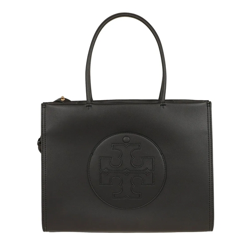 Tory Burch Tote Black Ella Bio-Tex™ Leather-Like Shopping Bag Black