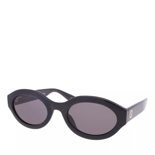 Gucci GG1579S-001 Black-Black-Grey Solglasögon