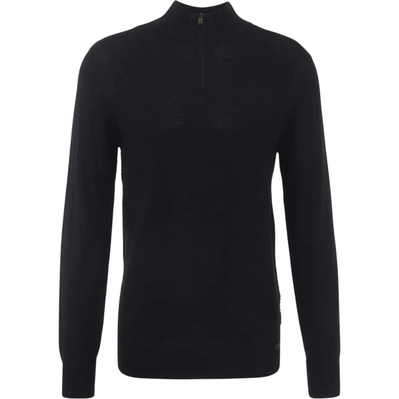 GENTI Weste Genti Turtle Zip Ls Truien Zwart K1146-3260 schwarz