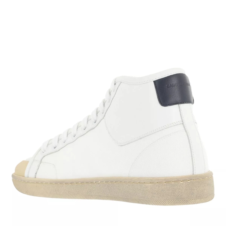 Saint laurent off white court best sale classic sneakers