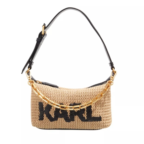 Karl Lagerfeld Kushion Raffia Small Mini Bag Natural Mini borsa